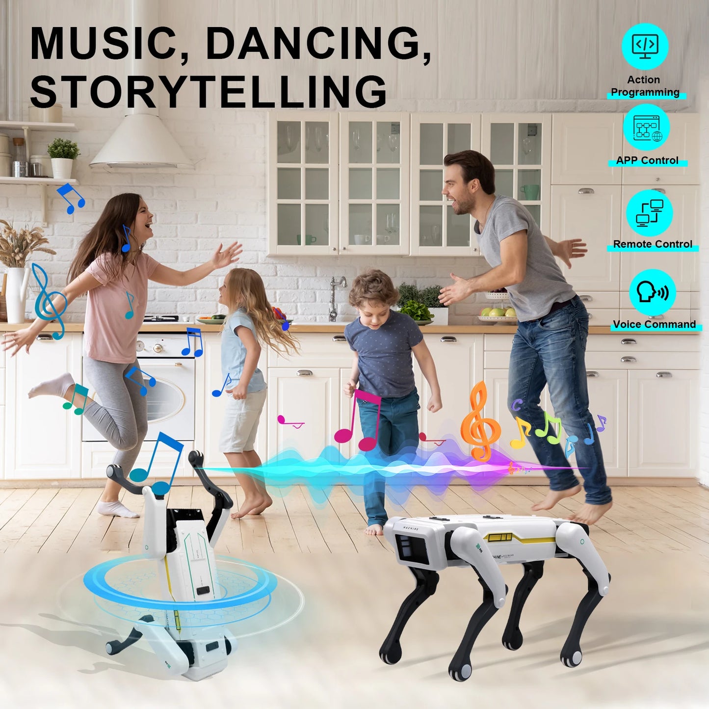 Interactive robot dog – a smart friend for children