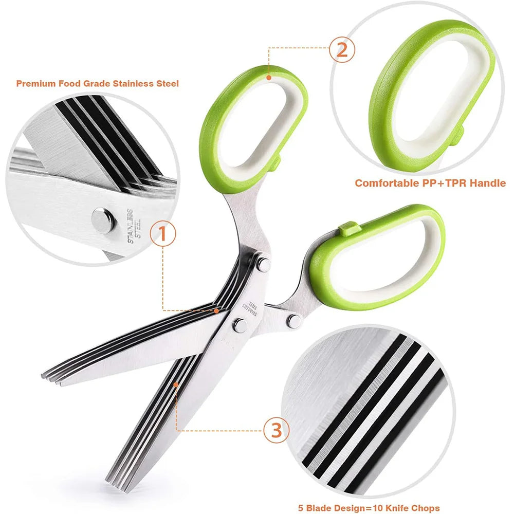 Kitchen scissors for herbs and vegetables