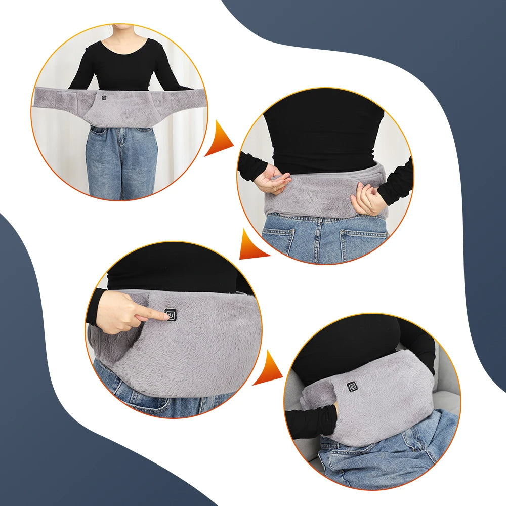 Heating belt with massage – relief for the hips and lower back