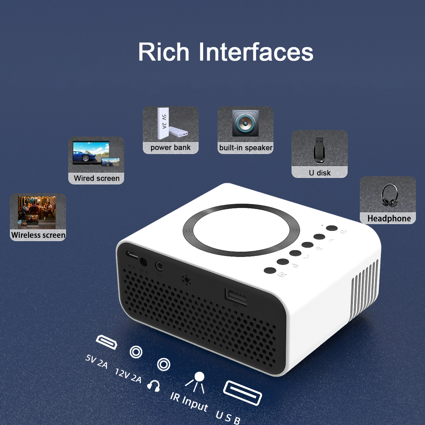 Mini LED projector – home cinema in your pocket