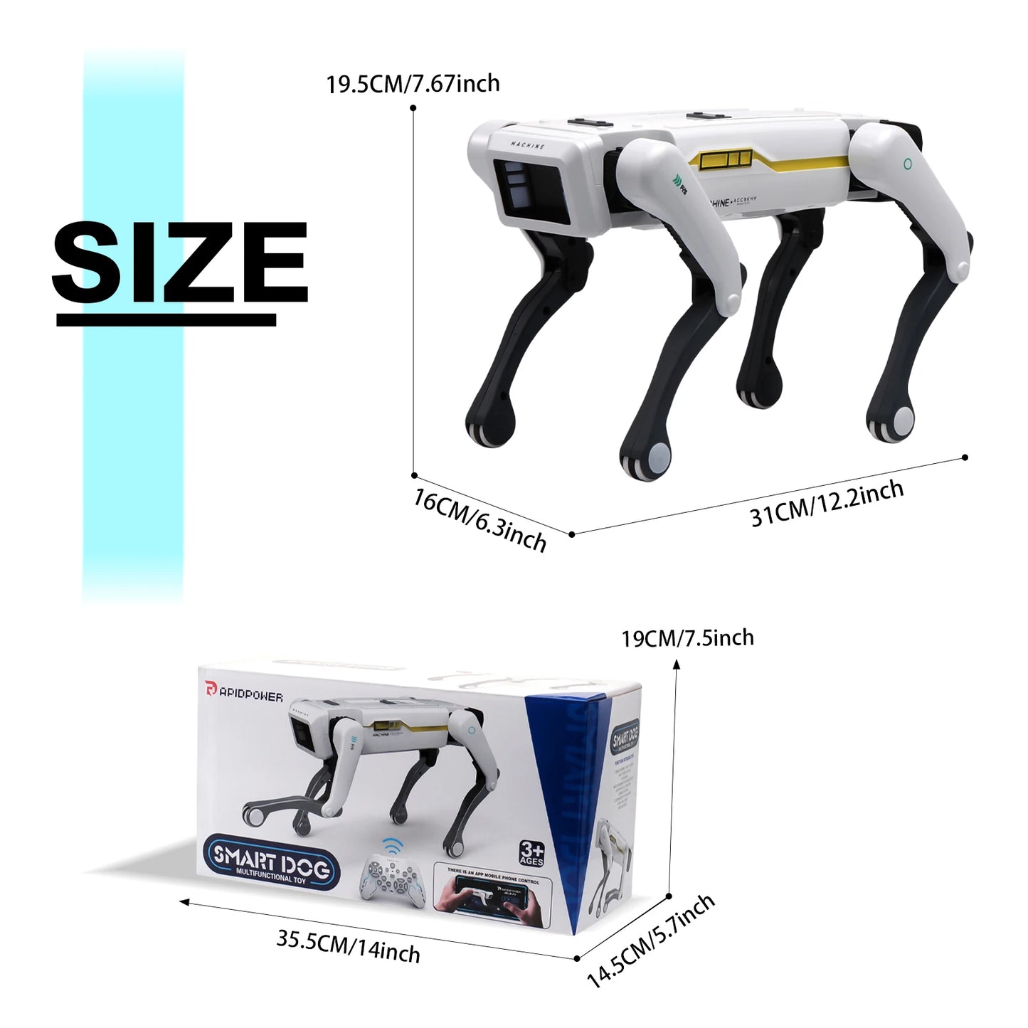 Interactive robot dog – a smart friend for children