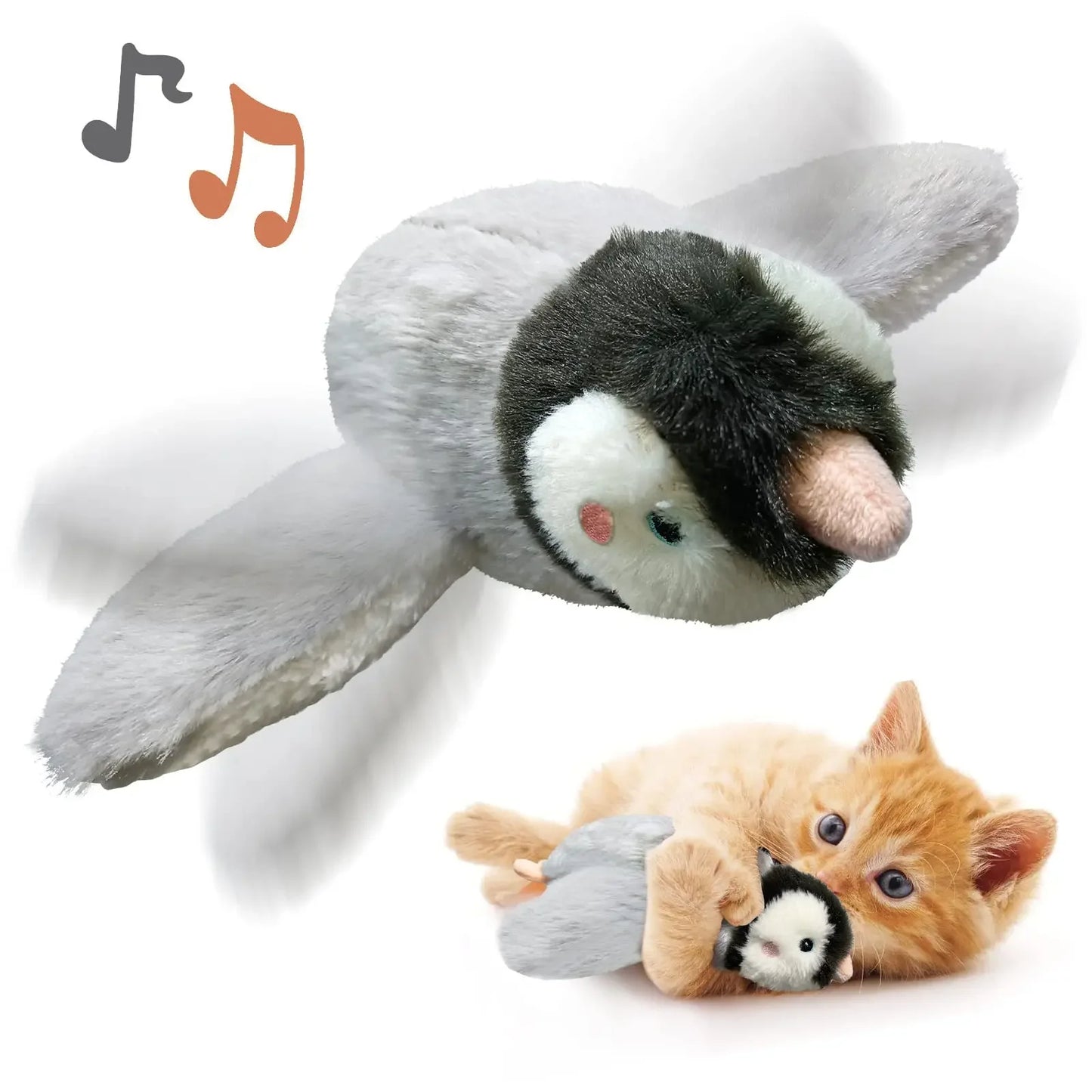 Interactive bird toy for cats