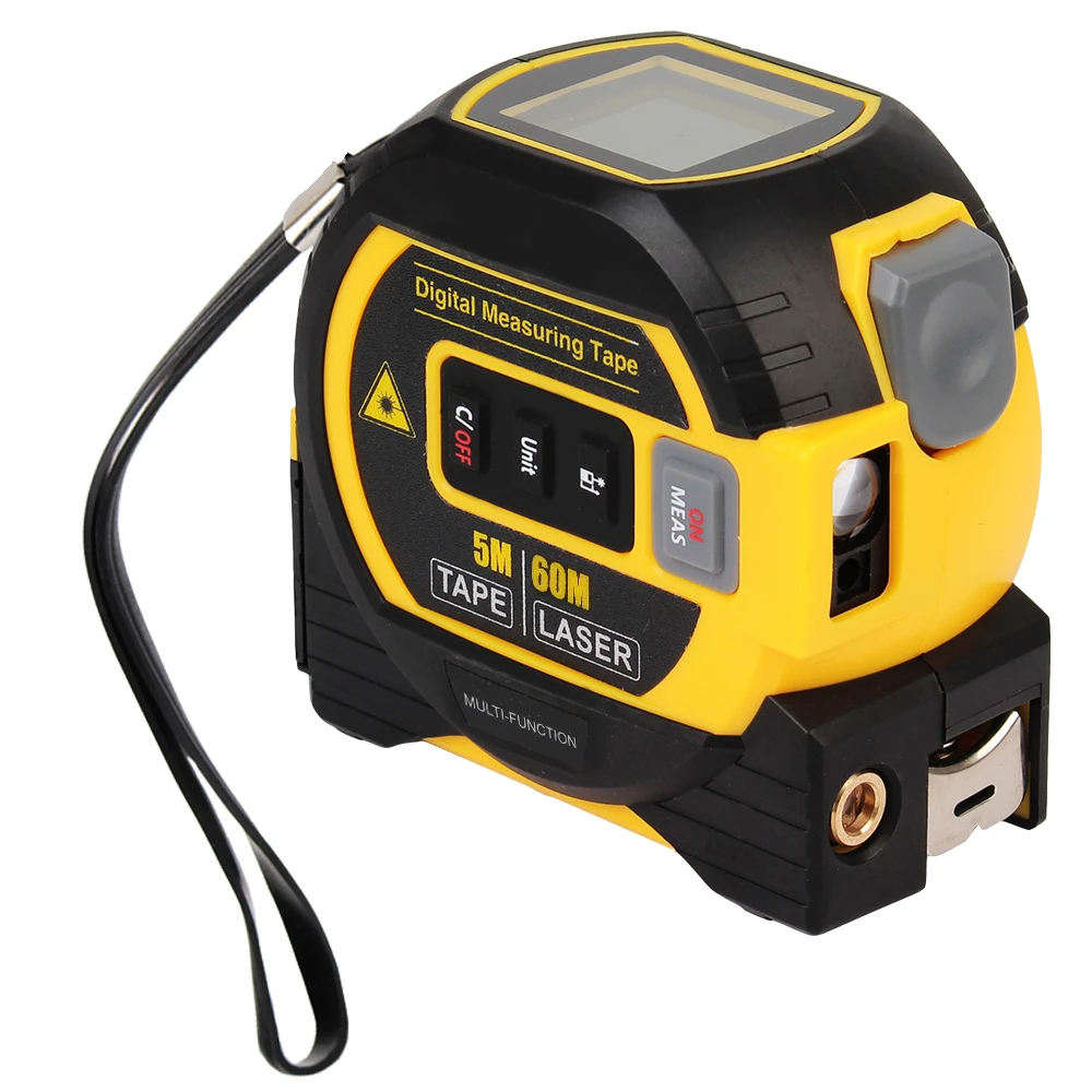 3-in-1 laser measuring meter with display