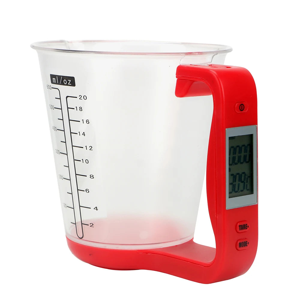 Digital kitchen measuring cup – precise measurements with a smart display