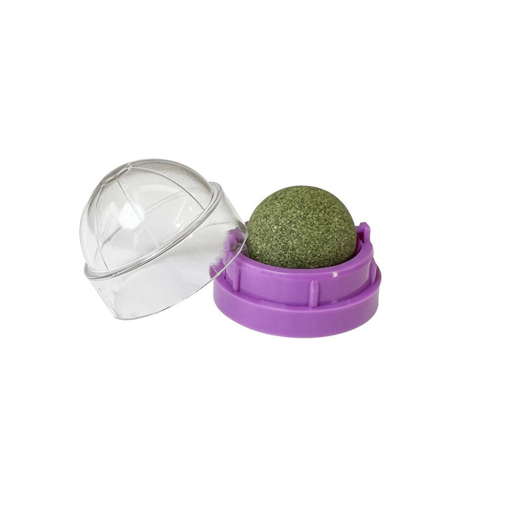 Wall-mounted cat balls – fun for cats without the mess