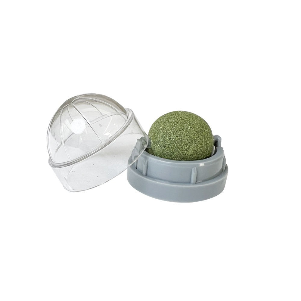 Wall-mounted cat balls – fun for cats without the mess