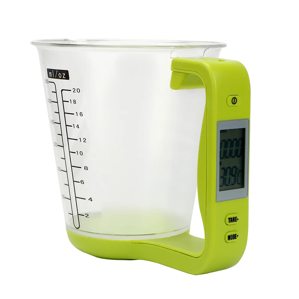Digital kitchen measuring cup – precise measurements with a smart display