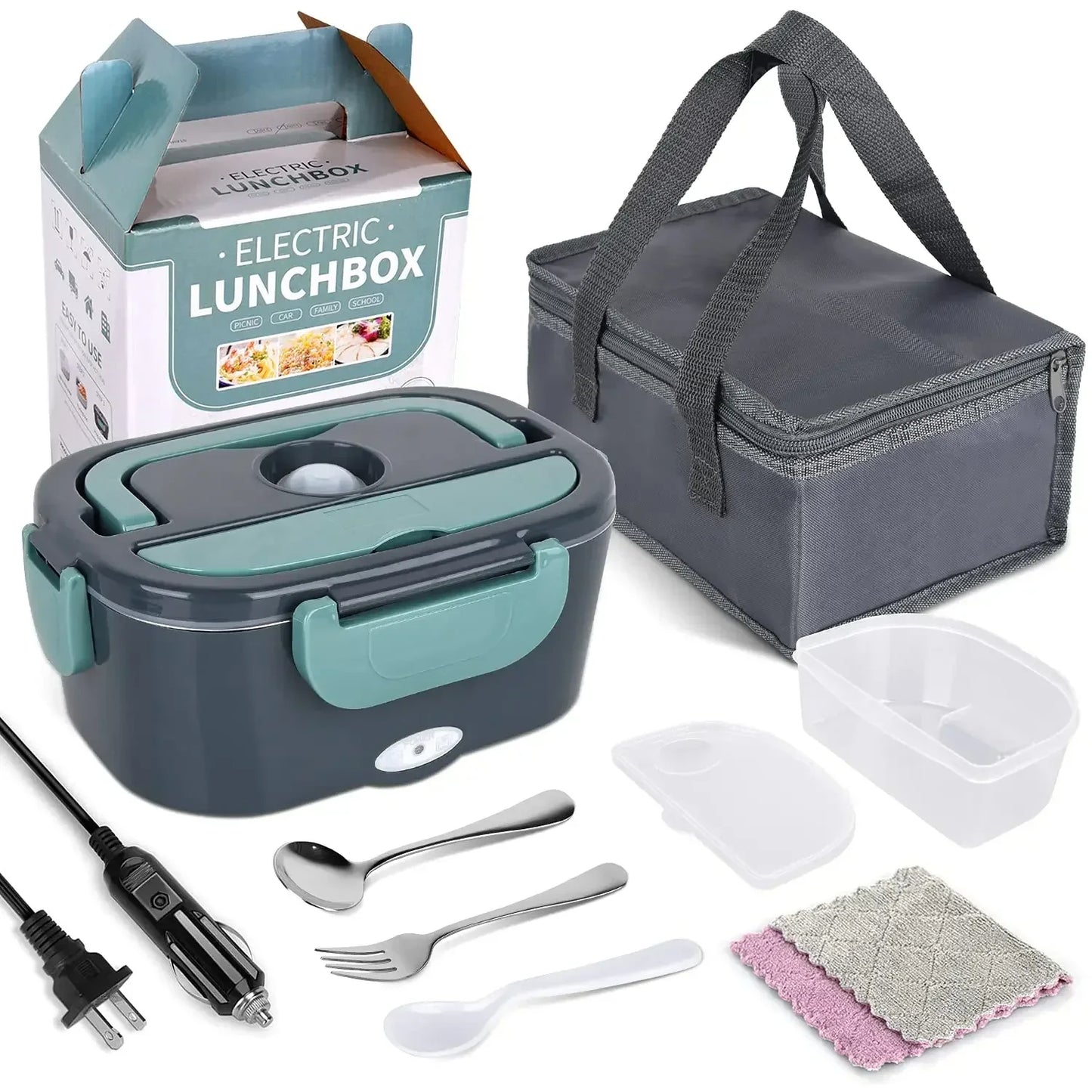 A warm lunch anytime, anywhere – with the 2-in-1 electric lunch box