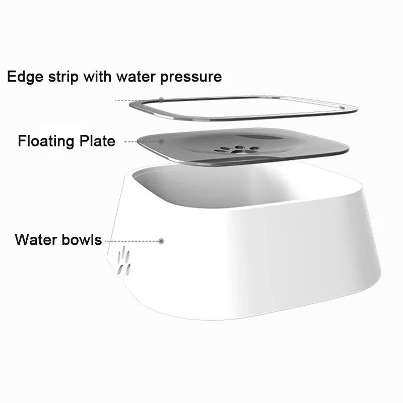 Anti-spill dog bowl – dry floor, happy pet