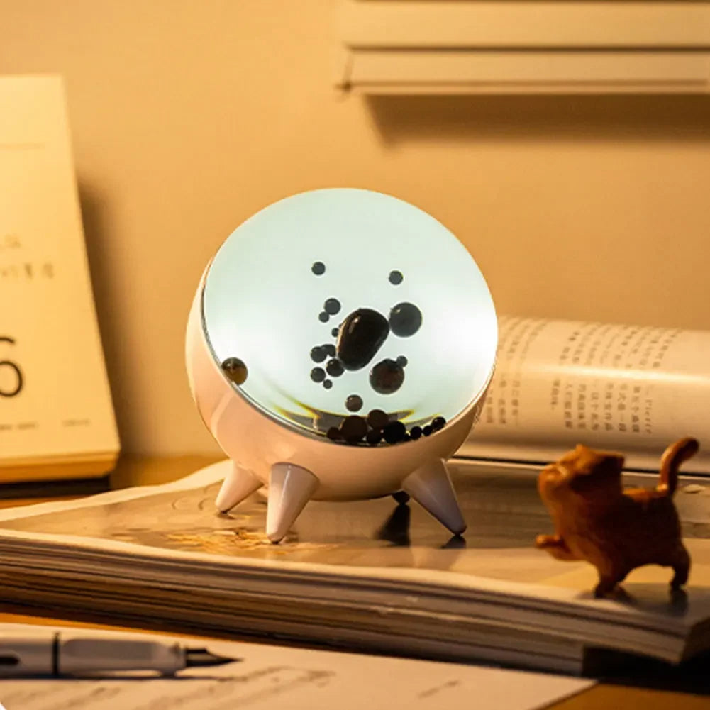Ferrofluid musical lamp