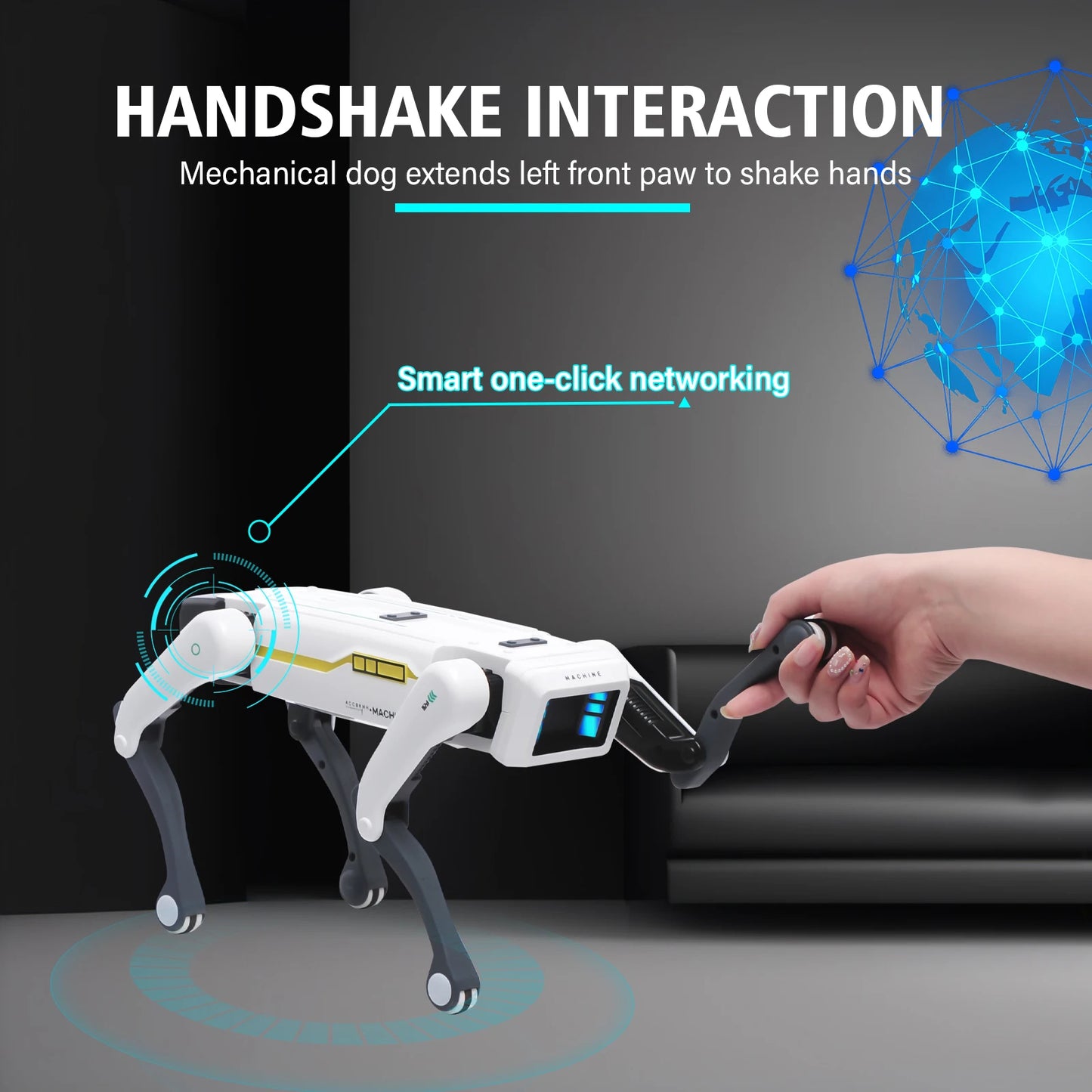 Interactive robot dog – a smart friend for children