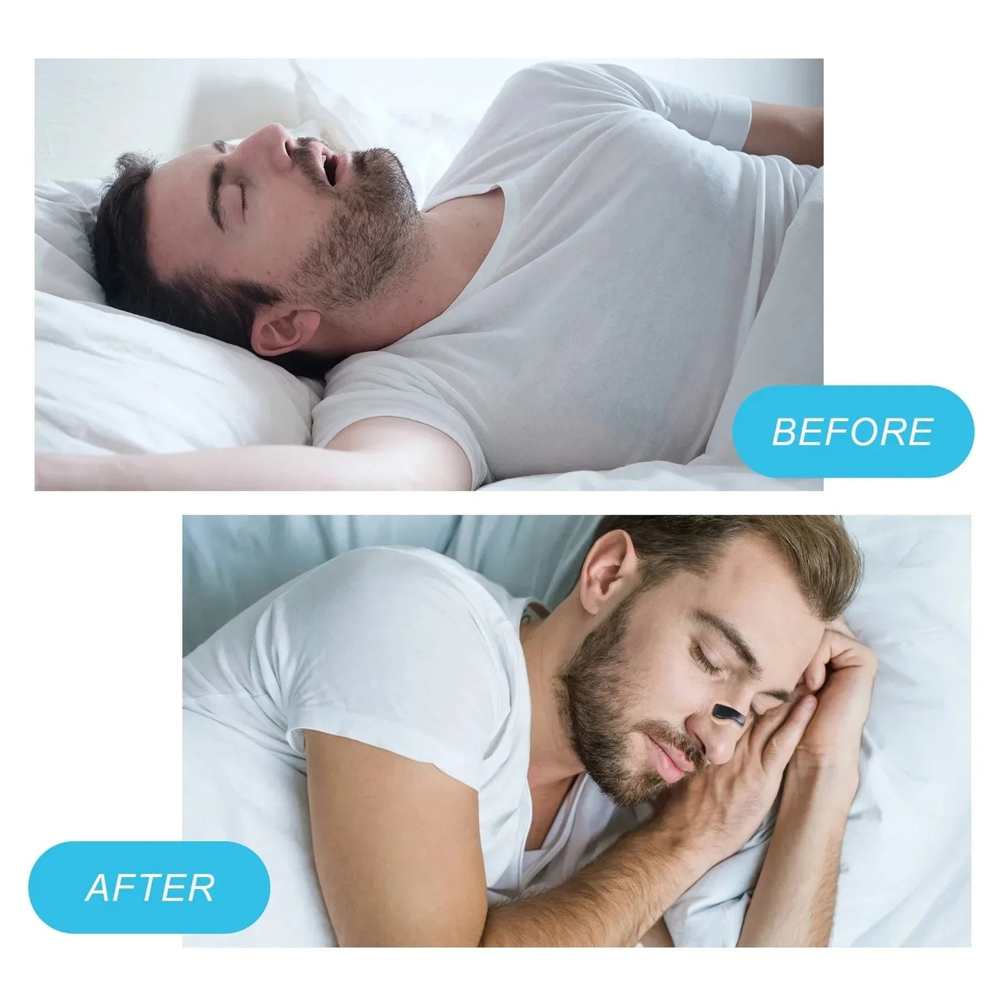 Magnetic nose clip – better breathing and peaceful sleep