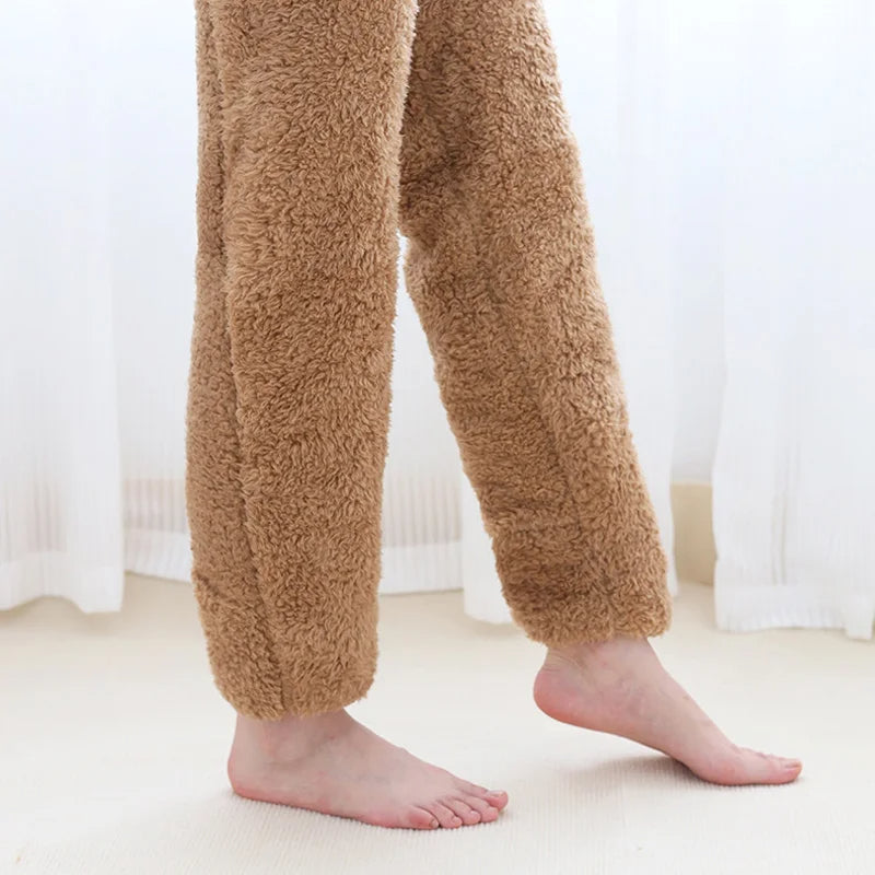 Over-the-knee, fuzzy socks
