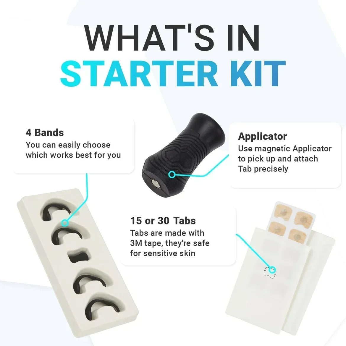 Magnetic nose clip – better breathing and peaceful sleep