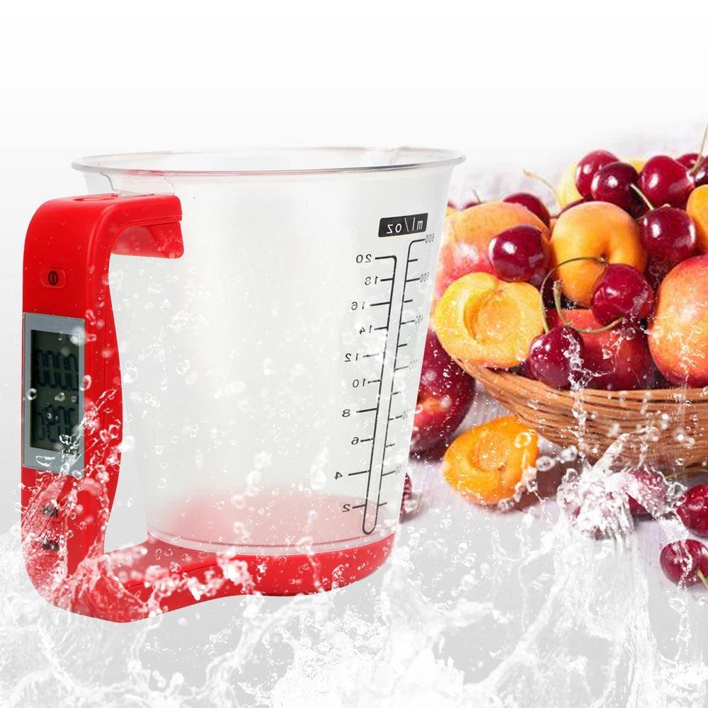 Digital kitchen measuring cup – precise measurements with a smart display
