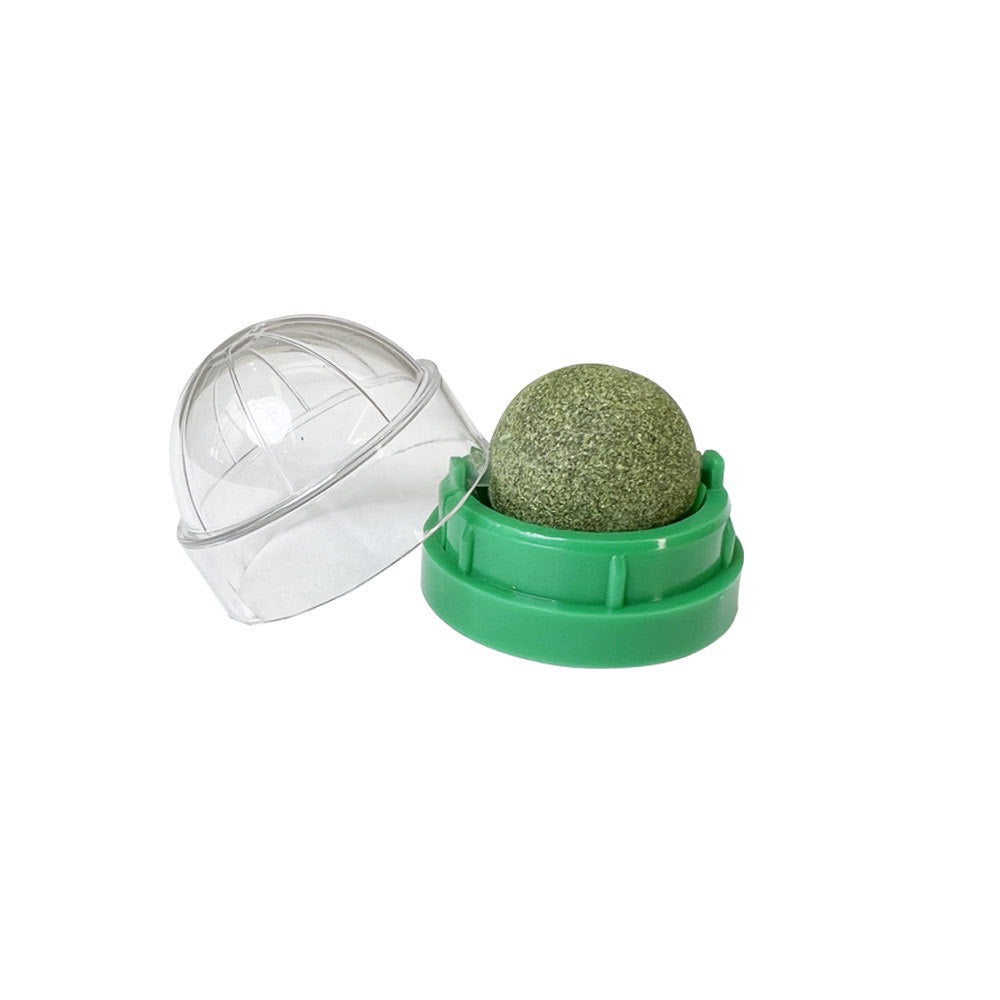 Wall-mounted cat balls – fun for cats without the mess