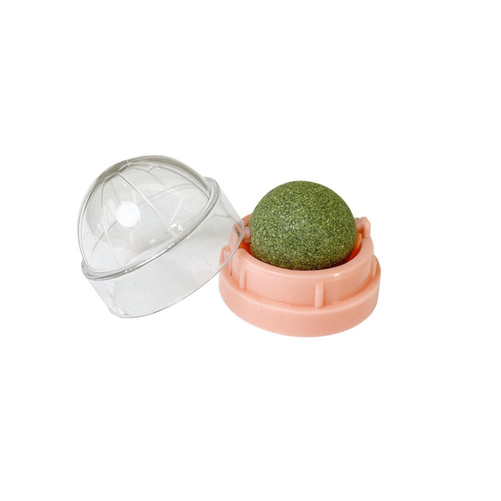 Wall-mounted cat balls – fun for cats without the mess